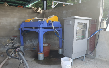 해돌이농장 무약품원심분리기 설치 공사(색도제거)