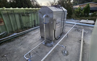 화진2농장_기존 토목저장탱크에 액비순환공사